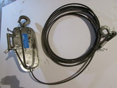 Tirfor T-13 Tractel Grip Hoist Manual-Cable Hoist-Hook Mounted Come Along