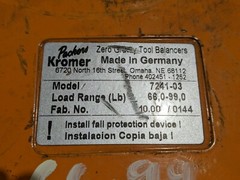 Packers Kromer 7241-4, 7241-6, 7241-3, 7241-5 Tool Balancer LOT OF 16