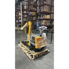 OPEN-BOX Electric Powered Counter Balanced Floor Crane 1500 lb. Retracted
