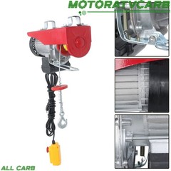 ALL-CARB 1150W Mini 1320lbs Electric Hoist w/14ft Wired Remote Control, 110v