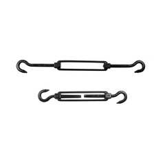 Antrader Turnbuckle Hook and Eye,M6 Stainless Steel Turnbuckle,4pcs Turnbuckl…