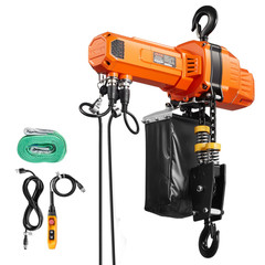2200LB Electric Chain Hoist 120V 20FT Lift w/ Wired Remote G100