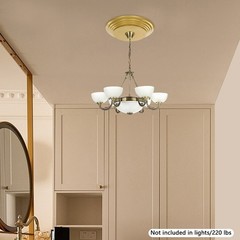 Round Chandelier Electric Hoist Decorative Cover Ceiling Mount Hoist Lifer Cover