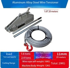 Towing Machine Wire Rope Hand Chain Hoist Electric Tensioner Puller