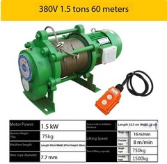 Multi-Function Hoist Construction Winch Electric Hoist 1 Ton 1.5 Ton 380V