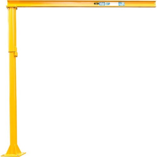NEW! MD Floor Mounted Jib Crane, 2000 Lb. Cap, 10′ Under Beam Height, 10′ Span!!