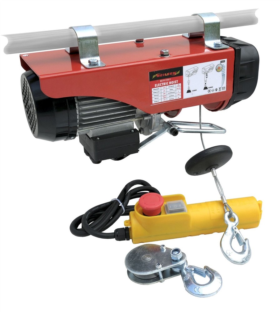 230V 500W Electric Hoist 125kg-250kg Scaffold Winch with Remote Control