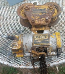 1950’s-60’s Manning, Maxwell & Moore, Inc (MMM) Air Operated Budgit Chain Hoist