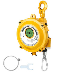 Spring Balancer 33-49lb Retractable Tool Holder 5ft Wire Rope w/Hook Safety Lock