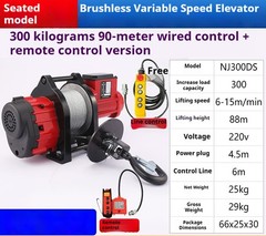 Brushless Adjustable Speed Variable Frequency Small Diamond Elevator 220V Crane