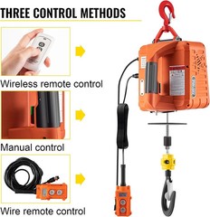 Portable Electric Hoist, Miniature Electric Hoist, 220V Hoist, Small Crane