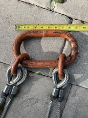 6 ft Crane Rigging Hoist Lift Sling Stainless Steel Cable Attachment Heavy Duty