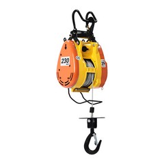 1300W Electric Hoist 500lbs Portable Winch Crane Lift 95ft Lifting Wired Control