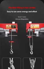 Miniature Electric Hoist Household Small Lifting Crane Hoist Winch Winch Crane