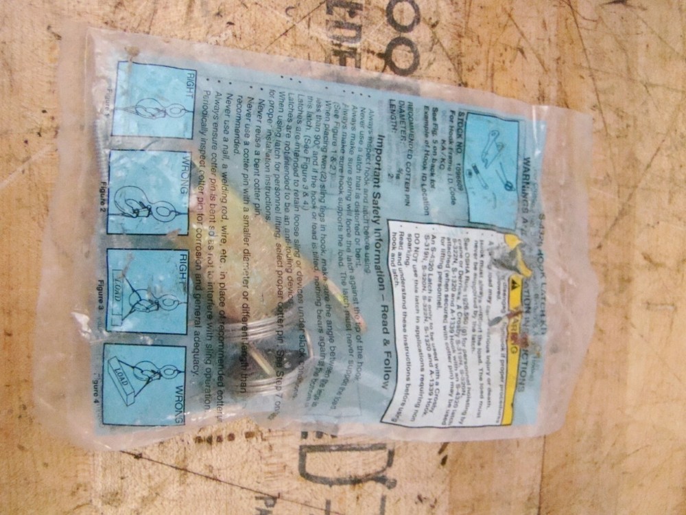 The Crosby Group Inc. Hook Latch Kit , S-4320