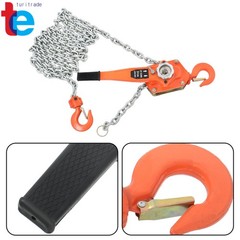 G80 Chain Manual Lever Block Steel Chain Hoist Wrench Hoist 6600lb Capacity 20ft