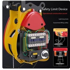 Little King Kong Home Use Compact Electric Hoist with Remote Control Winch