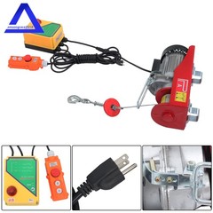 Electric Hoist, 1320 lbs 110V with 328 ft Wireless & 14 ft Wired Remote Control