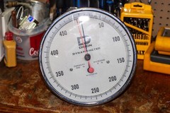 Dillon dynamometer scale 500 lbs, shackles, good condition 1-year warranty