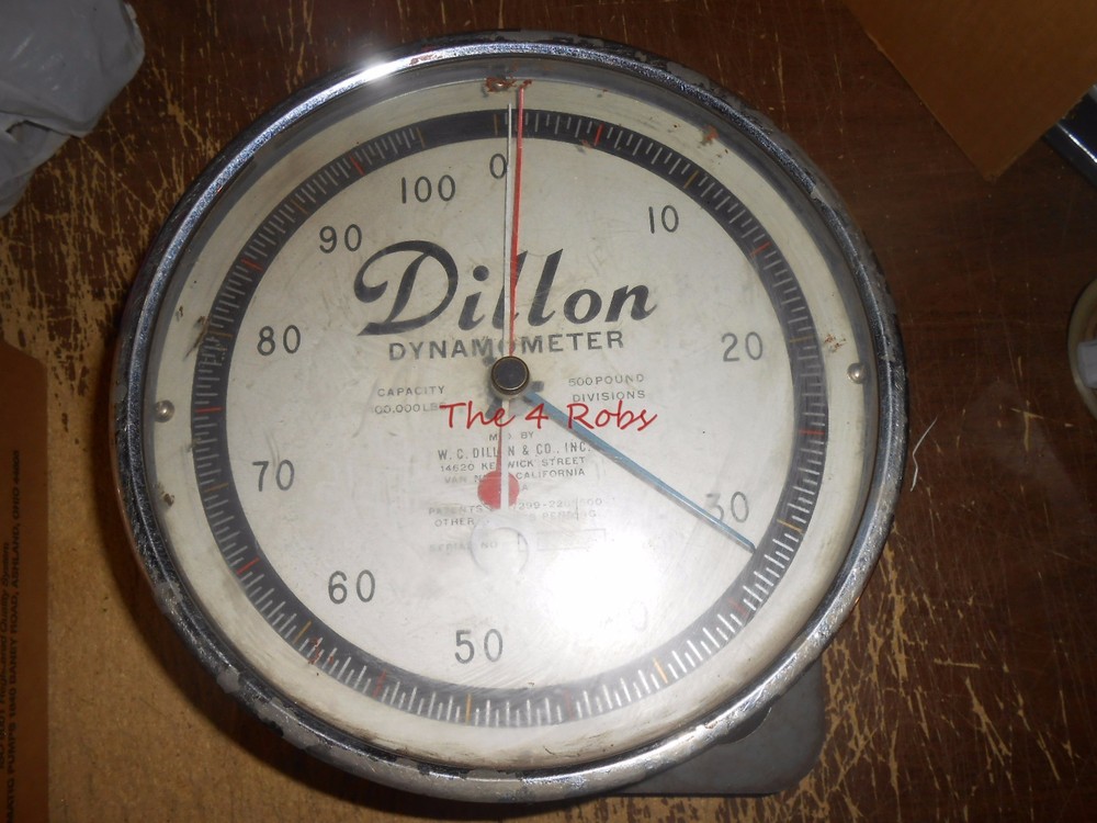 Dillion 100,000 Pounds Dynamometer No Shackles