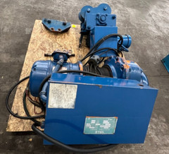 YALE 206P ELECTRIC HOIST 1 TON W/GENERAL ELECTRIC INDUCTION MOTOR 5K215KG2071