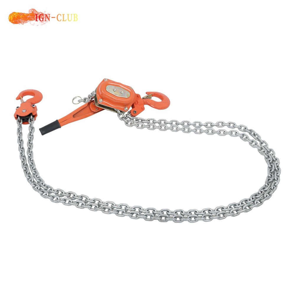 10ft 13200lb Capacity G80 Ratchet Hoist Lever Block Chain Hoist Alloy Steel