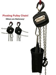 1 Ton Pivoting Hand Chain Block Manual Hand Hoist 26′ Lift DJ Trussing Truss