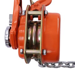 3/4 Ton Manual Chain Hoist Ratchet Type Come Along Puller 2 Hooks 10 FT Lift