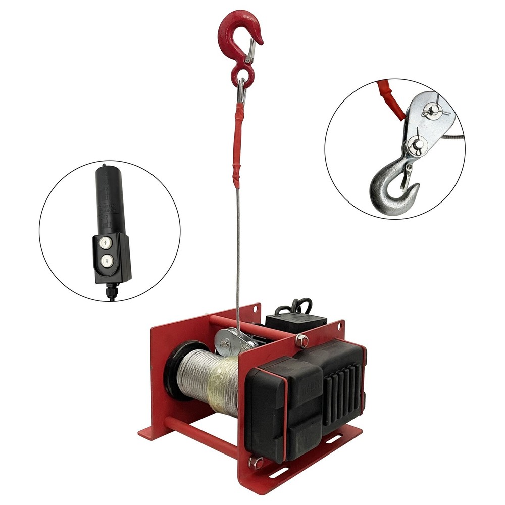 220V Small Winch Hoist Small Lifting Equipment Electric Hoist Lift Height 30M
