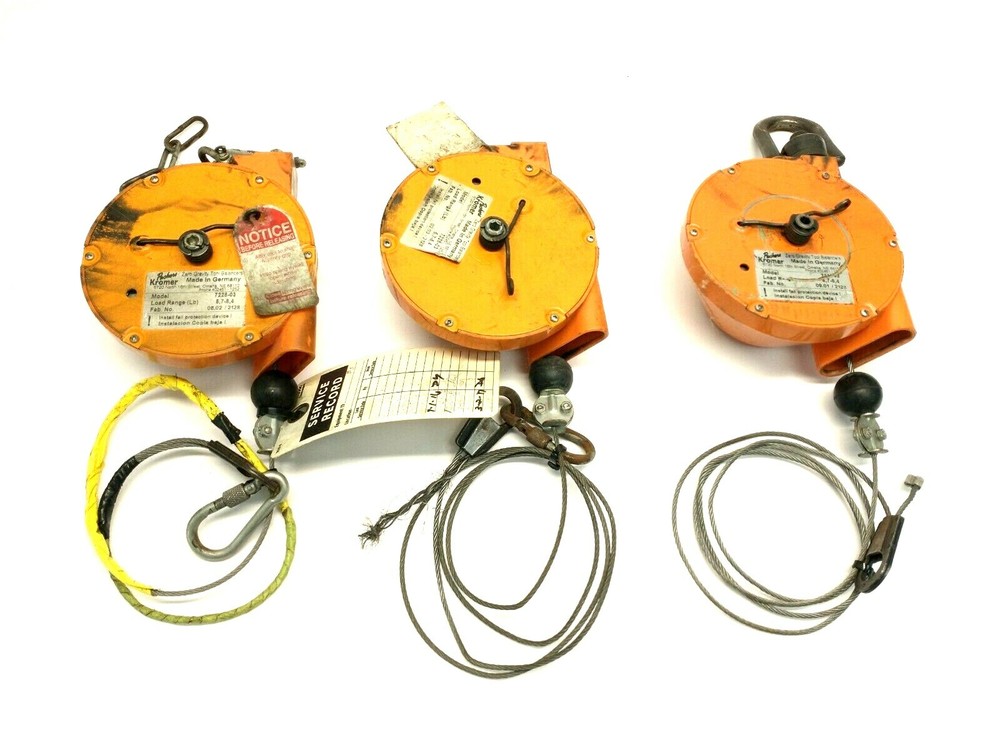 Packers Kromer 7228-03 Light-Duty Zero Gravity Balancer 5.7-8.4Lbs Load LOT OF 3