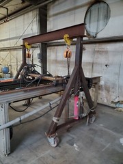 5 Ton Manual Adjustable Height Mobile Gantry Crane