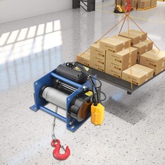 Electric Hoist Winch Electric Winches Steel Electric Hoist Lift 110V 200-400KG