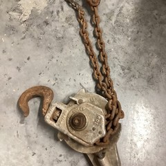 Coffing Hoist 3/4 Ton Chain Hoist Model MA-15 6’ Chain Length ED4U 4-D #3114