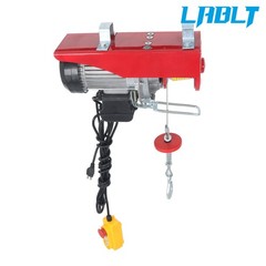 LABLT 1320lbs Electric Winch 1150W Mini Electric Hoist 14ft Wired Remote Control