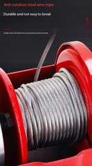 Mini Electric Hoist Compact Lifting Crane Home-Use Winch Winch Hoist 220V