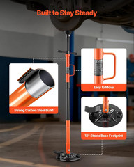 Underhoist Support Stand, 1 Ton (2204 Lbs) Capacity under Hoist Jack Stand with