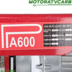 ALL-CARB 1150W Mini 1320lbs Electric Hoist w/14ft Wired Remote Control, 110v