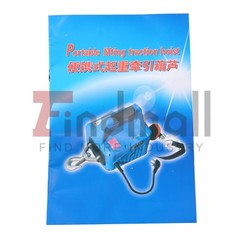 2-in-1 Portable Electric Hoist Power Winch 1100 lbs Wired Remote Control 1500W