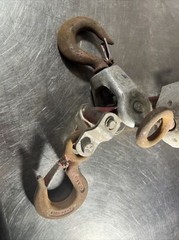 Lug-All Hoist Lincoln Precision Model 3 1500/3000 Lb. Missing Handle And Bracket