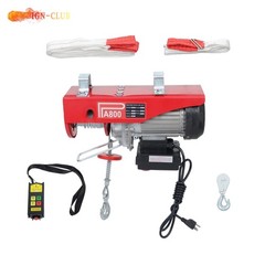1760lbs 1350W Electric Hoist 328ft Wireless Remote Control for Garage Warehouse