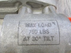 Hoist Support CROSS Arm Swing Holder 750LBS AT 30DEG TILT *LOOK*
