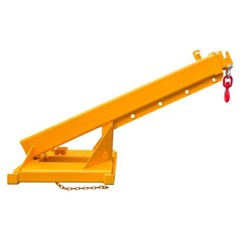 4400LB/ 2T Mobile Crane Lifting Hoist Jib Boom Forklift Telescopic Loader 63-98″