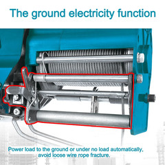 125-25 KG 35M 220V 1000W Aluminum Alloy Electric Hoist Industrial-Grade Miniatur