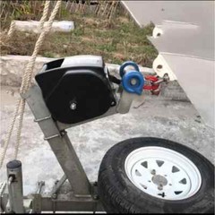 Electric Winch 12V Off-road Car 6500 Portable Marine Self-drive Tour Equipment