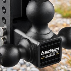 Drop Hitch Adjustable Trailer Hitch, Tow Hitch with 6-Inch Drop/Rise for Truck (