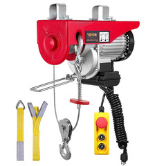 110V Electric Chain Hoist With Wireless Remote Control 1320LBS 600KG Overhead Ga