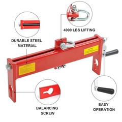 Engine Hoist Load Leveler 4000 LBS Shop Crane with 2 Chains