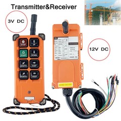 Wireless Industrial Remote Control 12-24V for Transmitter & Receiver Hoist Crane