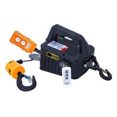 220v Remote control crane hoist wire rope electric hoist aluminum crane hoist-//
