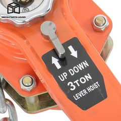 Wrench Block Steel Hoist Manual Lever Chain Hoist 6600lb Capacity 10ft G80 Chain